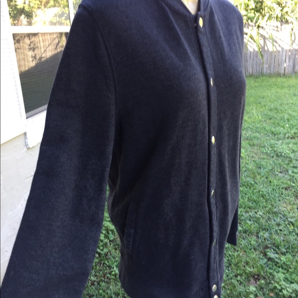 ASOS Snap Bottom Down Gray Men’s Sweater Size M - Picture 3 of 6